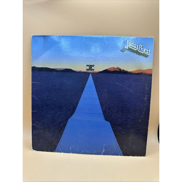 JUDAS PRIEST Point Of Entry FC 37052 LP Vinyl 1981 - Picture 1 of 10